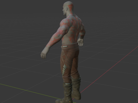 Drax - Fortnite Modèle 3D