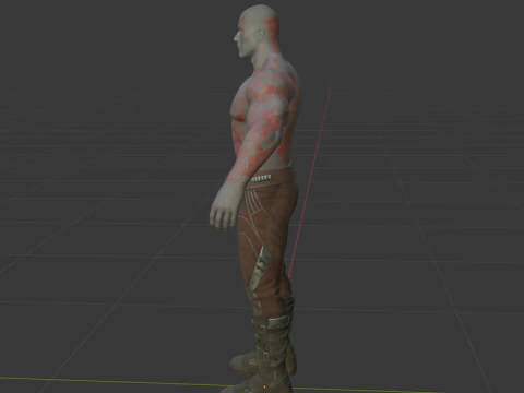 Drax - Fortnite 3D Model