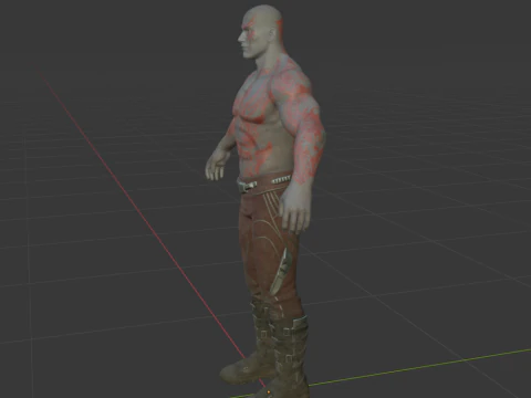 Drax - Fortnite 3D Model