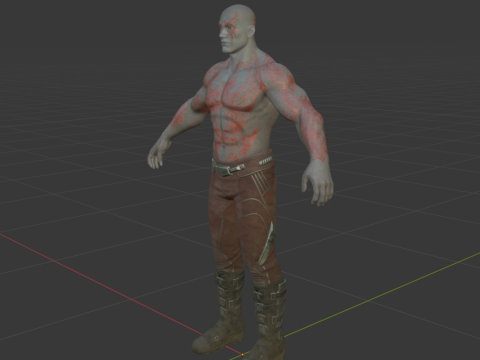 Drax - Fortnite Modèle 3D