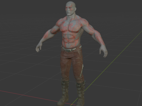 Drax - Fortnite Modèle 3D