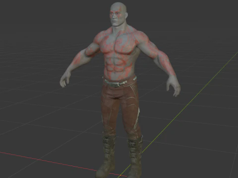 Drax - Fortnite 3D Model