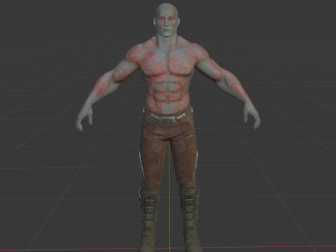 Drax - Fortnite Modèle 3D