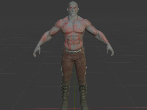 Drax - Fortnite 3D Model