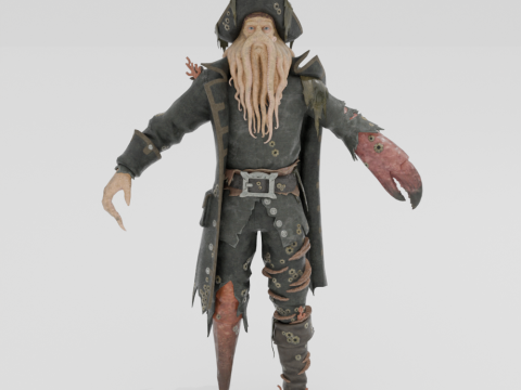 Davy Jones - Fortnite 3D Model