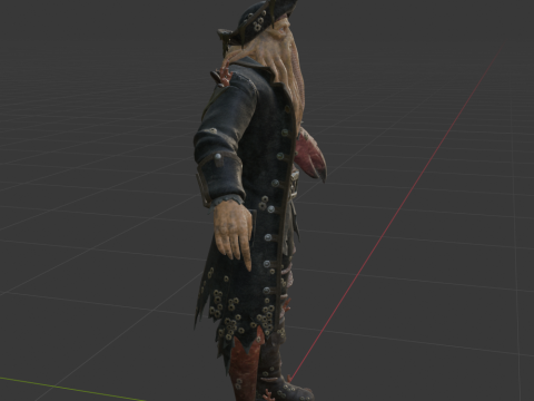 Davy Jones - Fortnite 3D 模型