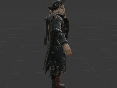 Davy Jones - Fortnite 3D 模型