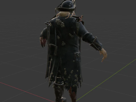 Davy Jones - Fortnite 3D Model