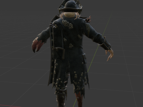 Davy Jones - Fortnite 3D 模型