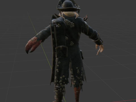 Davy Jones - Fortnite 3D 模型
