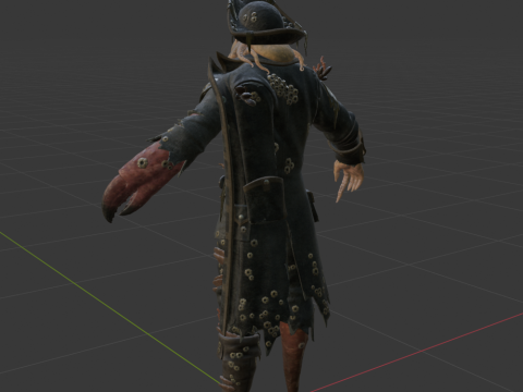 Davy Jones - Fortnite 3D 模型
