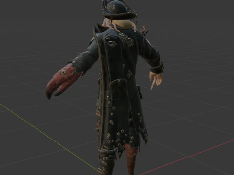 Davy Jones - Fortnite 3D Model