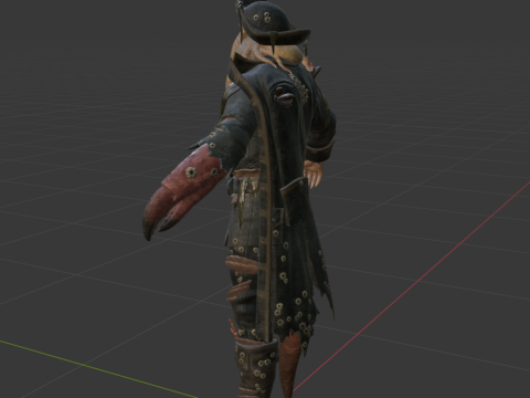 Davy Jones - Fortnite 3D 模型