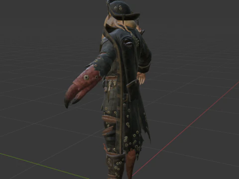 Davy Jones - Fortnite 3D Model