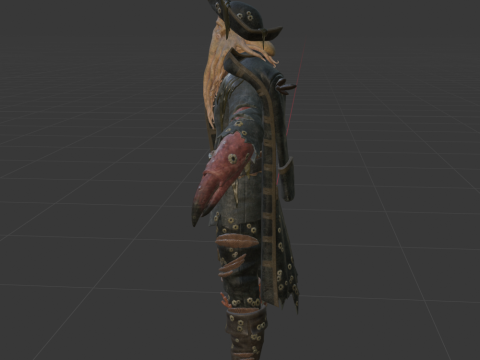 Davy Jones - Fortnite 3D 模型