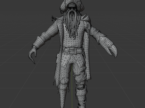 Davy Jones - Fortnite 3D 模型
