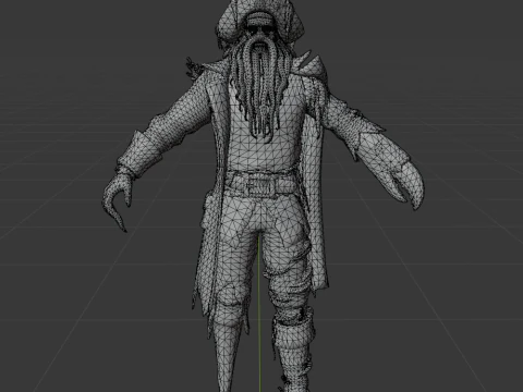 Davy Jones - Fortnite 3D Model
