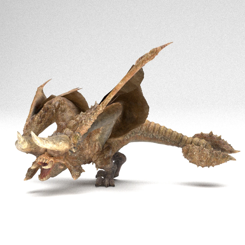 Diablos - Monster Hunter World 3D Model .c4d .max .obj .3ds .fbx .stl .blend 