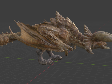 Diablos - Monster Hunter World 3Dモデル