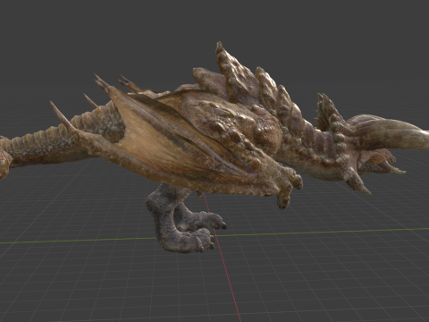 Diablos - Monster Hunter World 3Dモデル