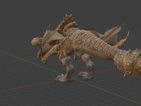 Diablos - Monster Hunter World 3Dモデル