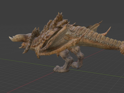 Diablos - Monster Hunter World 3Dモデル