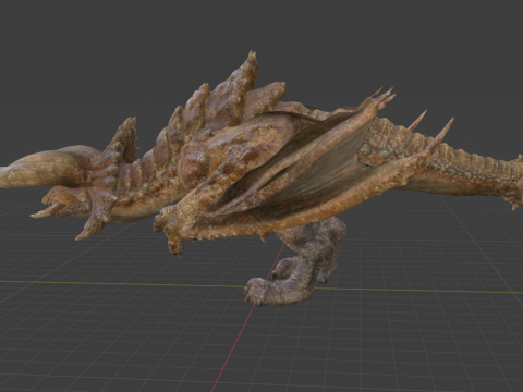 Diablos - Monster Hunter World 3Dモデル