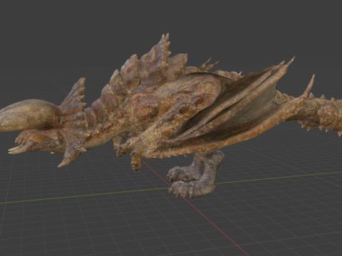 Diablos - Monster Hunter World 3Dモデル