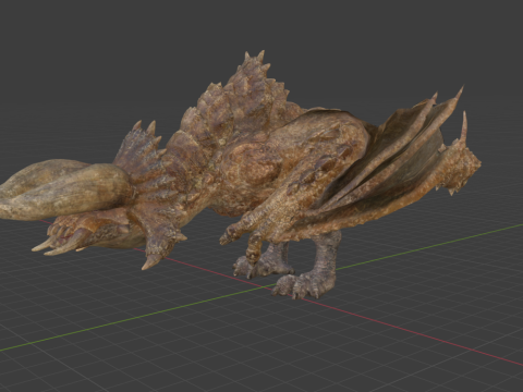 Diablos - Monster Hunter World 3Dモデル