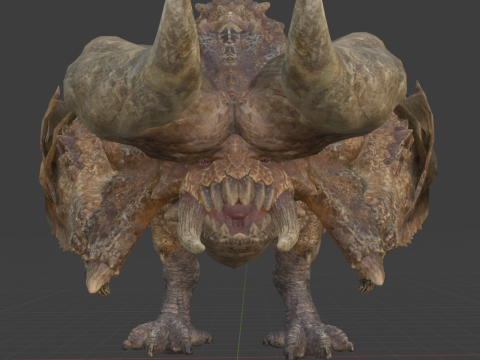 Diablos - Monster Hunter World 3Dモデル