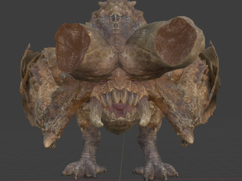 Diablos - Monster Hunter World 3Dモデル
