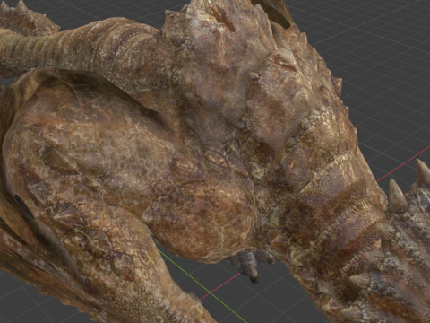 Diablos - Monster Hunter World 3D Model