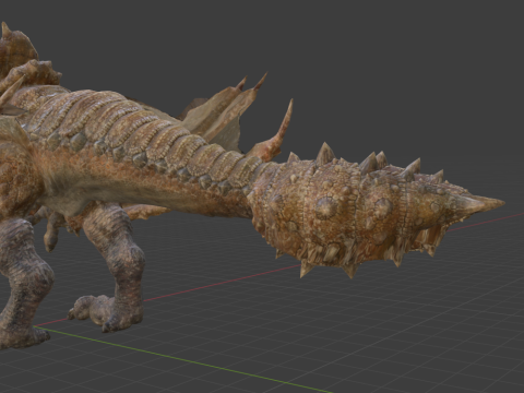 Diablos - Monster Hunter World 3Dモデル
