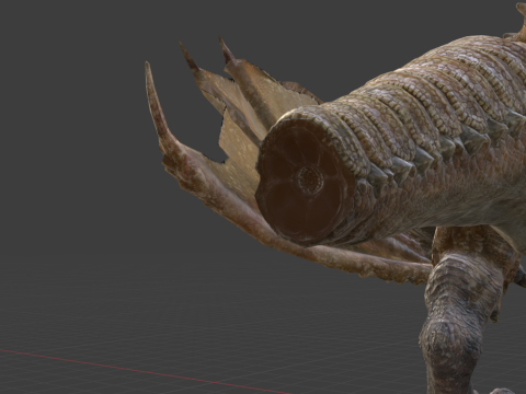 Diablos - Monster Hunter World 3Dモデル