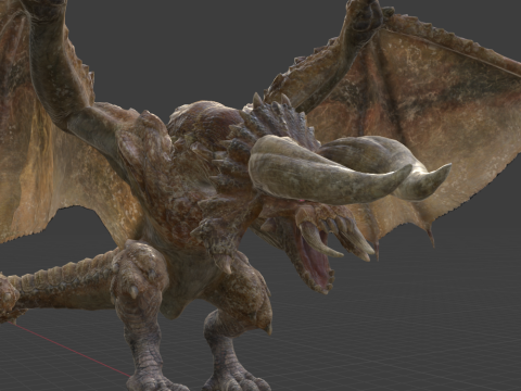 Diablos - Monster Hunter World 3Dモデル