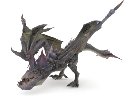 Yan Garuga - Monster Hunter World Modèle 3D