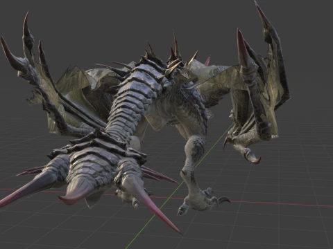 Yan Garuga - Monster Hunter World 3D Model