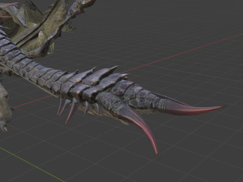 Yan Garuga - Monster Hunter World 3D Model