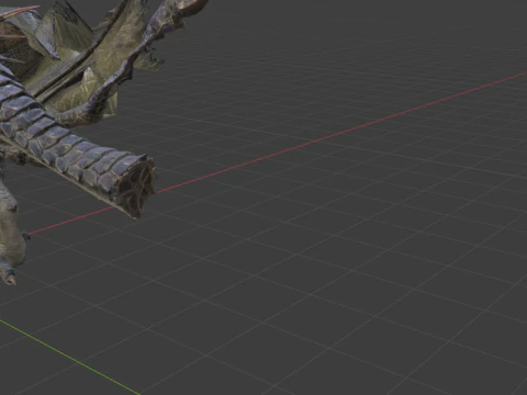 Yan Garuga - Monster Hunter World 3D Model