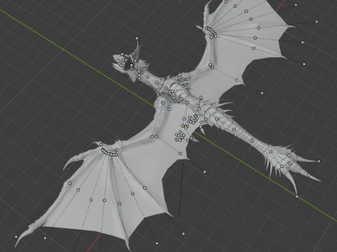 Yan Garuga - Monster Hunter World 3D Model