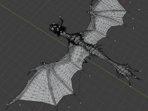 Yan Garuga - Monster Hunter World 3D Model