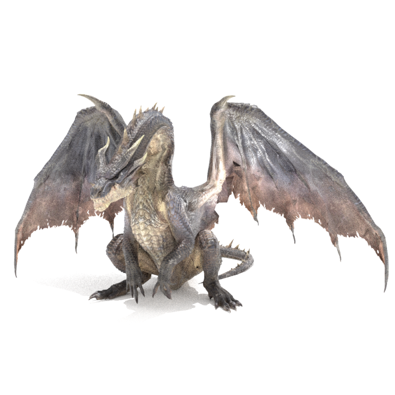 Fatalis - Monster Hunter World 3D Model .c4d .max .obj .3ds .fbx .stl .blend 