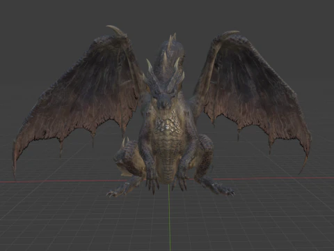 Fatalis - Monster Hunter World 3D Model