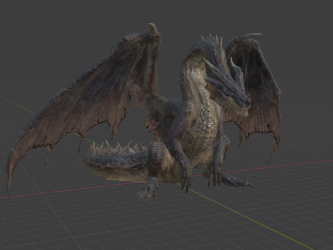 Fatalis - Monster Hunter World 3D Model