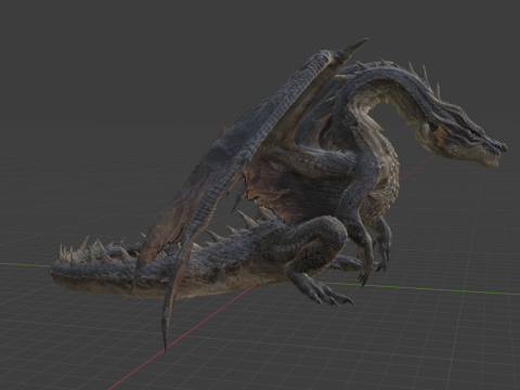 Fatalis - Monster Hunter World 3D Model