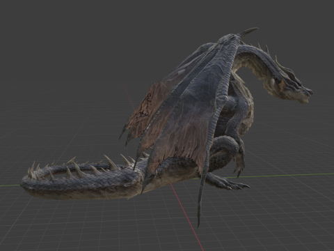 Fatalis - Monster Hunter World 3D Model