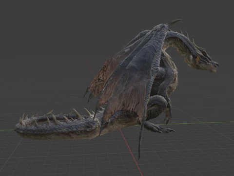Fatalis - Monster Hunter World 3D Model