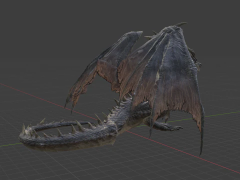 Fatalis - Monster Hunter World 3D Model