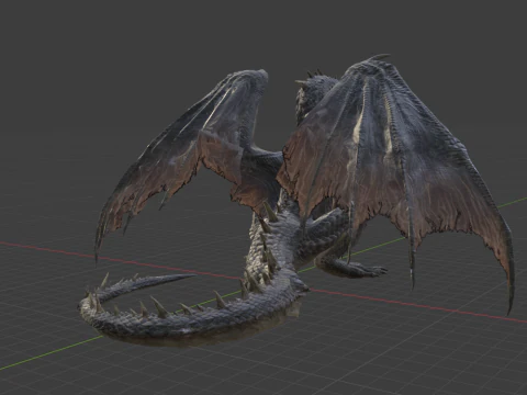 Fatalis - Monster Hunter World 3D Model
