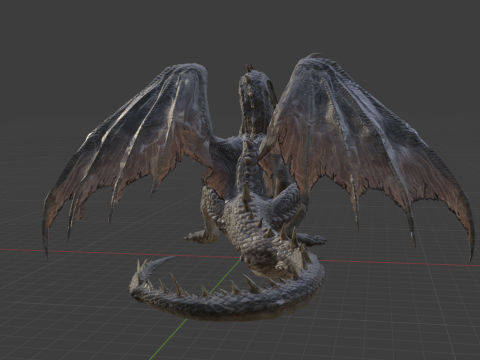 Fatalis - Monster Hunter World 3D Model